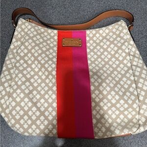 Kate Spade Tan and Pink Shoulder Bag